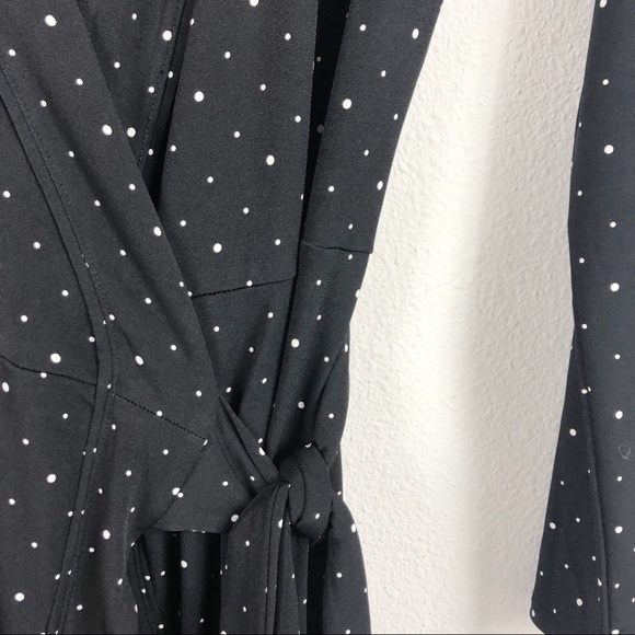 Banana Republic Factory | Dot Print Wrap Dress - Picture 5 of 7